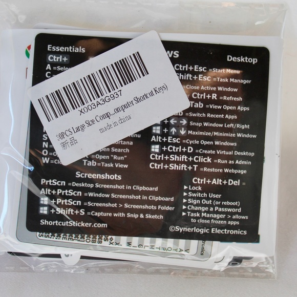 30PCS Guide Keyboard Shortcut Sticker Microsoft Word/Excel (for Windows) - Picture 5 of 8